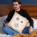 Alternating Motor C Throw Pillow By Cole Borders - All About Vibe