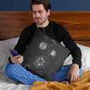 Alternating Motor D Throw Pillow By Cole Borders - All About Vibe