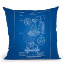 Bicycle B Throw Pillow By Cole Borders - All About Vibe