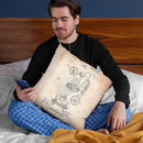 Bicycle C Throw Pillow By Cole Borders - All About Vibe