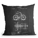 Bicycle E Throw Pillow By Cole Borders - All About Vibe