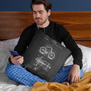 Bicycle E Throw Pillow By Cole Borders - All About Vibe