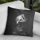 Bridle Brit Throw Pillow By Cole Borders - All About Vibe