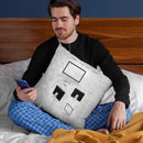 Apple Computer Blueprint Throw Pillow By Cole Borders - All About Vibe