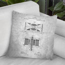 Motor Blueprint Throw Pillow By Cole Borders - All About Vibe