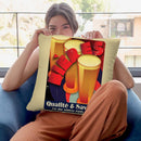 BiŽres QualitŽ & Saveur Throw Pillow By American Flat - All About Vibe