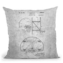 Basketball Hoop Blueprit Throw Pillow By Cole Borders - All About Vibe