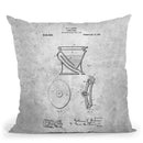 Water Closet Blueprint Throw Pillow By Cole Borders - All About Vibe