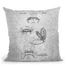 Toilet Seat Blueprit Throw Pillow By Cole Borders - All About Vibe