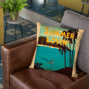 Summer Loving Throw Pillow By American Flat - All About Vibe