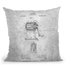 Pencilarpener Blueprint Throw Pillow By Cole Borders - All About Vibe