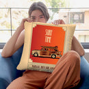 Surf Time Throw Pillow By American Flat - All About Vibe