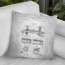 Faucet Blueprint Throw Pillow By Cole Borders - All About Vibe
