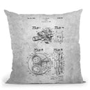 Camera Blueprint Throw Pillow By Cole Borders - All About Vibe