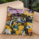 Surprise B Throw Pillow By Dan Monteavaro - All About Vibe
