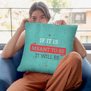 It Will Be Throw Pillow By American Flat - All About Vibe