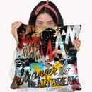 Stranger Throw Pillow By Dan Monteavaro - All About Vibe