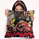 Kraang Throw Pillow By Dan Monteavaro - All About Vibe