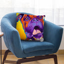 Chance Throw Pillow By Dawgart - All About Vibe