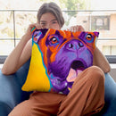 Chance Throw Pillow By Dawgart - All About Vibe
