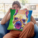 Ernest Throw Pillow By Dawgart - All About Vibe
