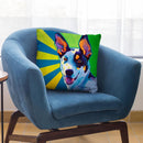 Oakey Throw Pillow By Dawgart - All About Vibe