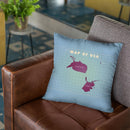 Upside Down Usa Throw Pillow By American Flat - All About Vibe