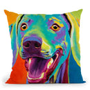 Taffy Throw Pillow By Dawgart - All About Vibe