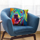 Taffy Throw Pillow By Dawgart - All About Vibe