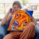 Harlem Crop Throw Pillow By Dawgart - All About Vibe