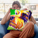 Elroy Throw Pillow By Dawgart - All About Vibe