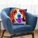 Lucy Throw Pillow By Dawgart - All About Vibe