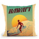 Hawaii Throw Pillow By American Flat - All About Vibe