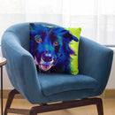 Border Collie - Viktor Throw Pillow By Dawgart - All About Vibe