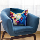 Chihuahua - Coco Throw Pillow By Dawgart - All About Vibe
