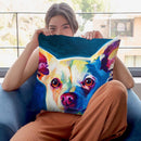 Chihuahua - Coco Throw Pillow By Dawgart - All About Vibe