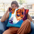 Lambeau Throw Pillow By Dawgart - All About Vibe