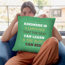 Kindness Throw Pillow By American Flat - All About Vibe