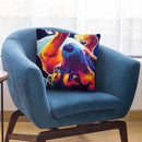 Beagle - Roxy Throw Pillow By Dawgart - All About Vibe