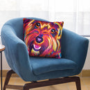 Cavapoo - Daisy Throw Pillow By Dawgart - All About Vibe