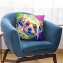 Maltipoo - Ziggy Throw Pillow By Dawgart - All About Vibe