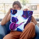 Pit Bull - Marchant Throw Pillow By Dawgart - All About Vibe