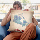 Canada Throw Pillow By American Flat - All About Vibe