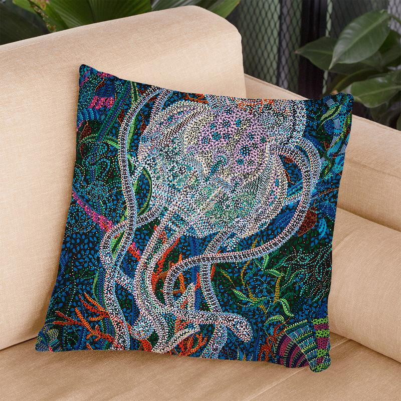 Jelly 5 Throw Pillow By Erika Pochybova - All About Vibe