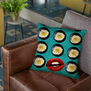 One Egg A Day Throw Pillow By Elo Marc - All About Vibe