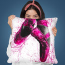 Pretty In Pink Throw Pillow By Ashvin Harrison