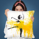 Sunflower Dance Throw Pillow By Ashvin Harrison