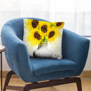Sunflower Song Throw Pillow By Ashvin Harrison