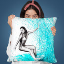 Surfing Waves Throw Pillow By Ashvin Harrison