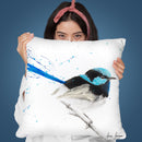 Tail In The Rain Throw Pillow By Ashvin Harrison